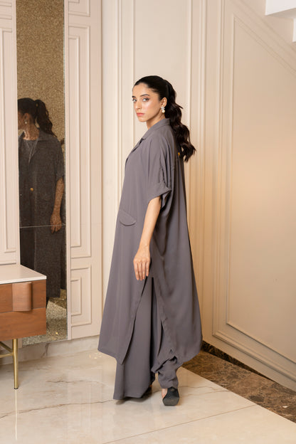 Ash Mist Georgette Set