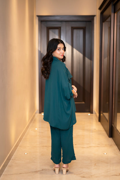 Emerald Luxe Co-Ord Set - (RTS)