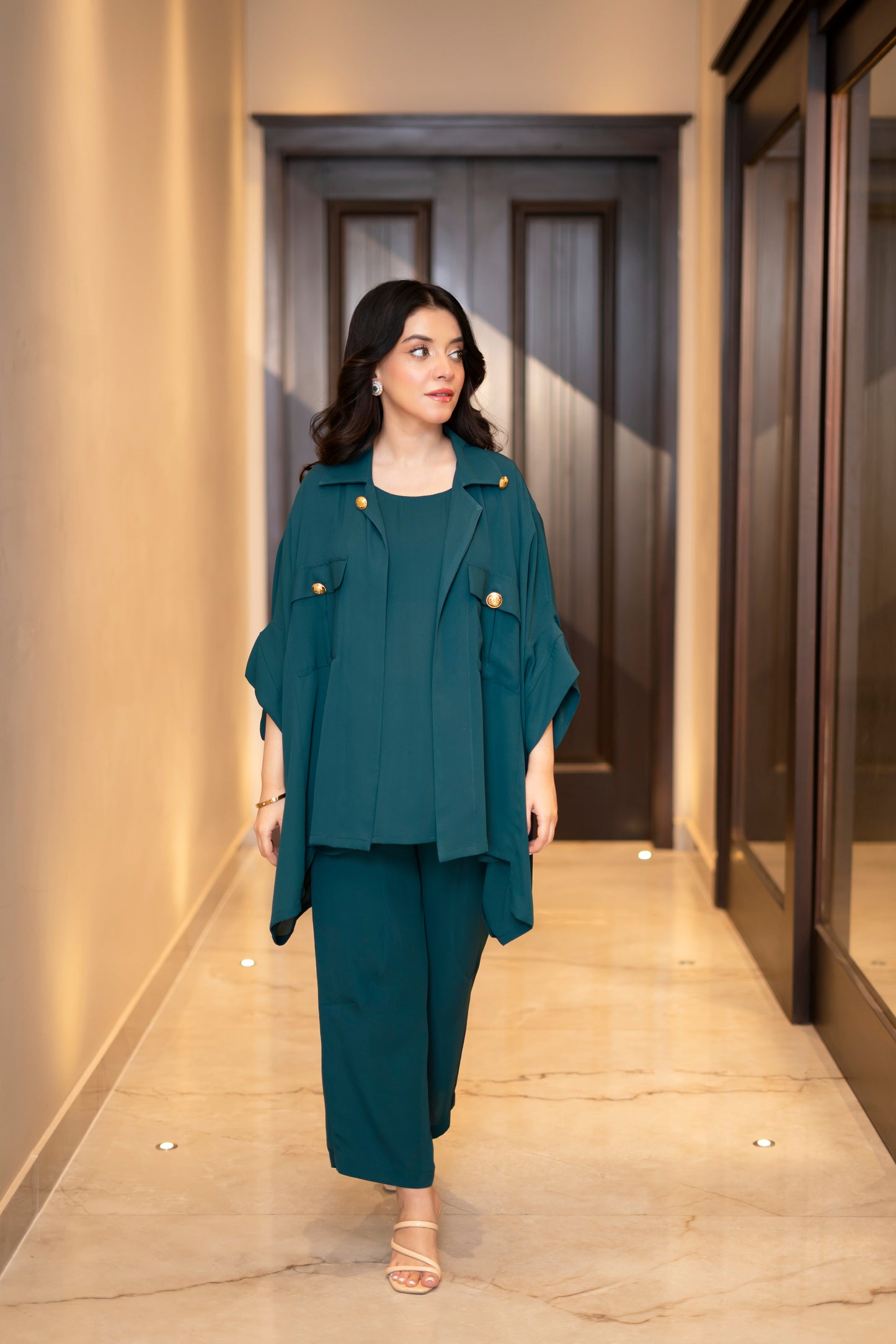 Emerald Luxe Co-Ord Set - (RTS)