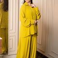 Golden Aura Georgette Ensemble