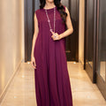 Plum Grace Georgette Gown